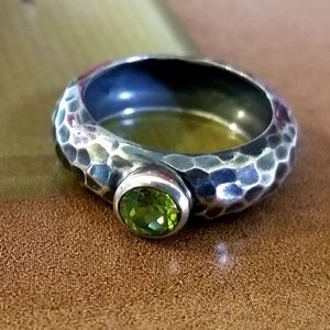 Silpada Sterling Silver & Peridot Ring